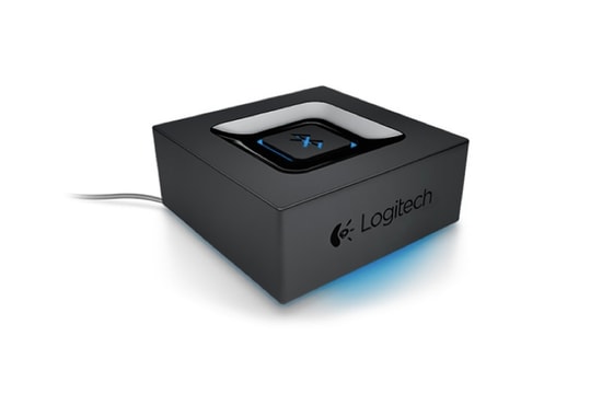 Logitech Kablosuz Bluetooth Siyah Ses Adaptörü (980-000912) - 3.5mm AUX, RCA Stereo Çıkış, Çoklu Erişim, Geniş Uyumluluk