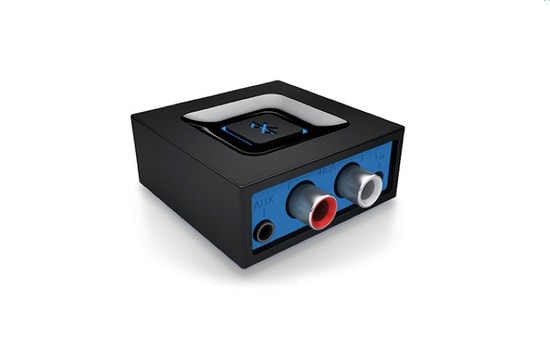 Logitech Kablosuz Bluetooth Siyah Ses Adaptörü (980-000912) - 3.5mm AUX, RCA Stereo Çıkış, Çoklu Erişim, Geniş Uyumluluk