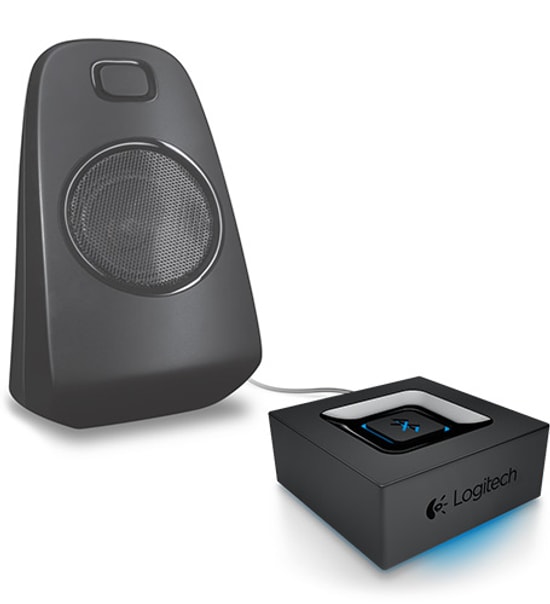 Logitech Kablosuz Bluetooth Siyah Ses Adaptörü (980-000912) - 3.5mm AUX, RCA Stereo Çıkış, Çoklu Erişim, Geniş Uyumluluk