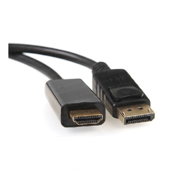 Dark 1.8m 4K DisplayPort to HDMI Dönüştürücü Kablo (DK-CB-DPXHDMIL184K) - Yüksek Çözünürlüklü Görüntü Aktarımı