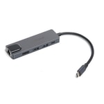 Dark DK-AC-U31X46 Type-C 5 in 1 Hub - USB 3.0, HDMI (4K Uyumlu), 100Mbs RJ45 Portlu, 65W PD Şarj, Docking Station