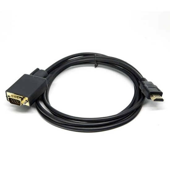 Dark 1.8 Metre HDMI Erkek to VGA Erkek Dönüştürücü Kablo (DK-HD-AHDMIXVGAL180) - PS4, Xbox Desteği, Full HD Aktarım