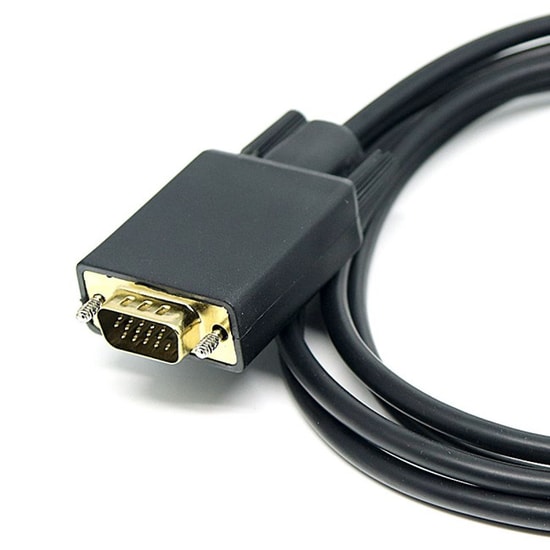 Dark 1.8 Metre HDMI Erkek to VGA Erkek Dönüştürücü Kablo (DK-HD-AHDMIXVGAL180) - PS4, Xbox Desteği, Full HD Aktarım