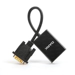 Dark VGA Erkek - HDMI Dişi Çevirici (DK-HD-AVGAXHDMI2) - VGA'dan HDMI'a Sesli Dönüşüm, Full HD Aktarım, USB Güç Girişi