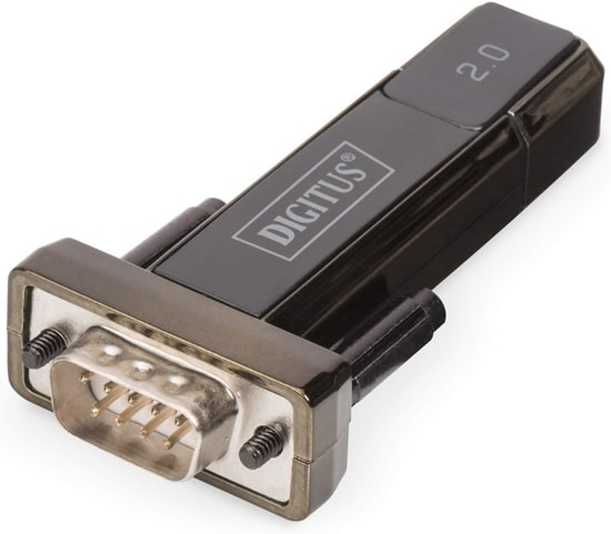Digitus DA-70167 USB 2.0 Erkek to RS232 Erkek Dönüştürücü - PL2303GT Chipset, Tam Duplex Arayüz, 80cm USB Uzatma Kablolu