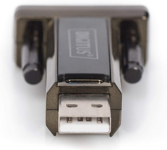 Digitus DA-70167 USB 2.0 Erkek to RS232 Erkek Dönüştürücü - PL2303GT Chipset, Tam Duplex Arayüz, 80cm USB Uzatma Kablolu