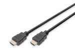 Digitus 3 Metre HDMI 2.0 Erkek Kablo (AK-330107-030-S) - Altın Uçlu, 4K 60Hz 3D Desteği, ARC Ses, Ağ Bağlantısı, Siyah
