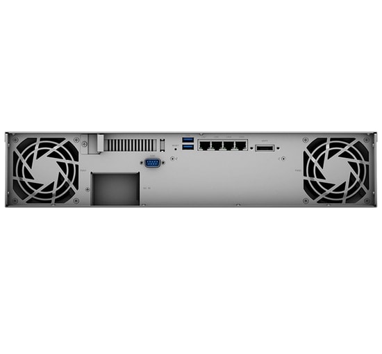 Synology RackStation RS1221PLUS 8 Disk Yuvalı 2U Rack Tipi NAS - AMD 4 Çekirdekli, 4GB DDR4 RAM, SATA, USB 3.2, 1G LAN
