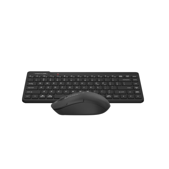 A4 Tech FG2200 Air Siyah Kablosuz Türkçe Q Mini Klavye Mouse Set - 1000 Dpi Optik, Ergonomik Tasarım, 10m Menzil, Sessiz