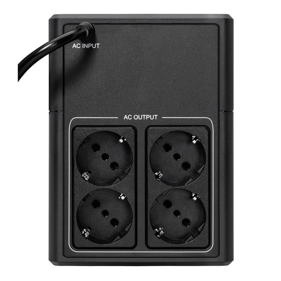 Eaton 5E Gen2 1200VA Line-Interactive UPS (5E1200UD) - 4xDIN Çıkış, USB, Fansız, 12V/7Ah Akü, AVR, 660W, Kompakt Tower