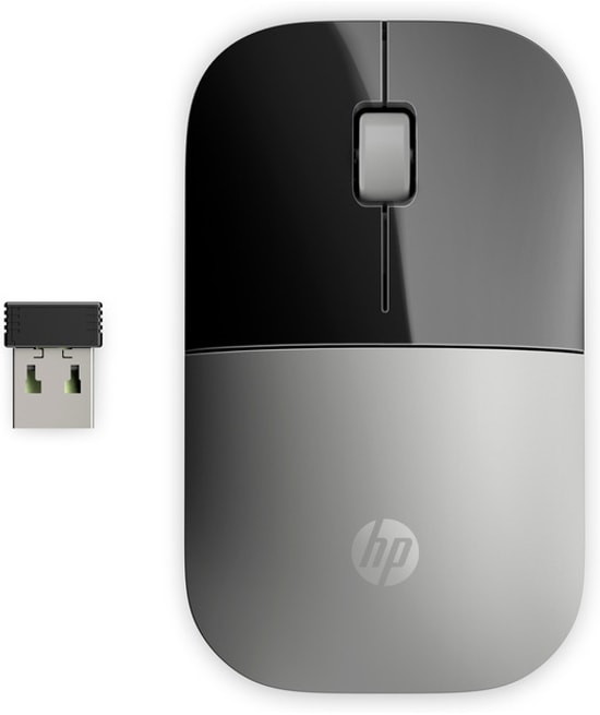 HP Z3700 Gümüş Wireless Mouse (X7Q44AA) 1200 DPI Optik Sensörlü Kablosuz Mouse - Ergonomik Tasarım