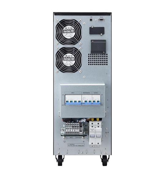 Eaton 9E 10kVA Online Tower UPS (9E10KI) - Hardwired, 15/9dk, USB, RS232, 20x12V/9Ah Akü, 8 kW, Çift Çevrim, LCD Ekranlı
