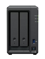 Synology DS725 Plus 2 Disk 2 M.2 SSD Yuvalı NAS: AMD Ryzen R1600 İşlemci, 4GB DDR4, USB 3.2, 2.5G RJ45, Kompakt Yapı