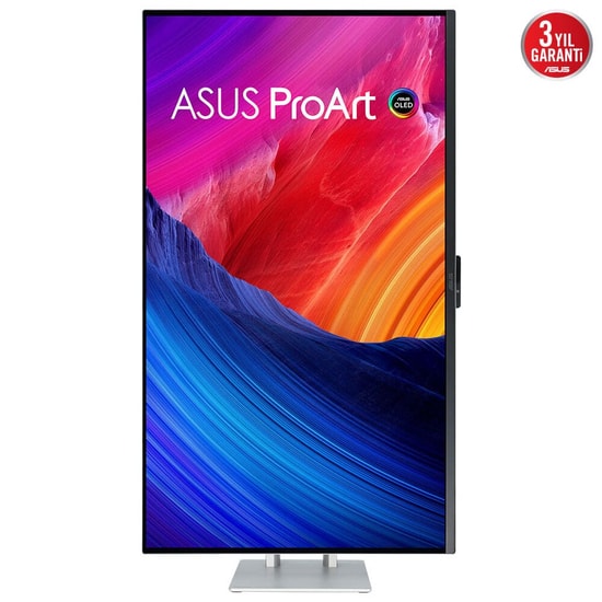 ASUS ProArt PA32UCDM 31.5" 4K QD-OLED 240Hz 0.1ms HDR Monitör - 3840x2160, 1000nit, 10bit Renk, 2xThunderbolt 4 PD 96W