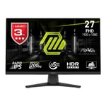 MSI MAG 272F 27" Full HD 200Hz 0.5ms Rapid IPS Oyuncu Monitörü - 300nit, 10bit Renk, HDMI, DP, Vesa, FreeSync Premium