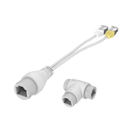 Qport Q-SPLPOE1 PoE Splitter - 2'si 1 Arada (Birleştirici ve Ayırıcı), 3 Yollu RJ45 Ağ Konnektörü, Max 100m Uygunluk