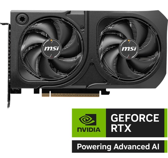 MSI GeForce RTX 5060 Ti Shadow 2X OC PLUS 16GB GDDR7 Ekran Kartı - 128 Bit, 2617 MHz, DX12, 3xDP, HDMI, Ray Tracing