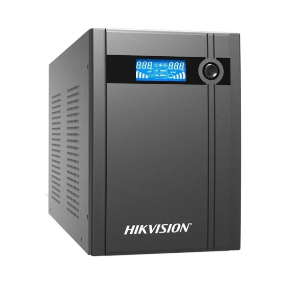 Hikvision DS-UPS3000 Line Interaktif 3000VA/1800W UPS Güç Kaynağı - 4x9Ah Akü, LCD Ekran, USB, Kısa Şarj, Tam Koruma