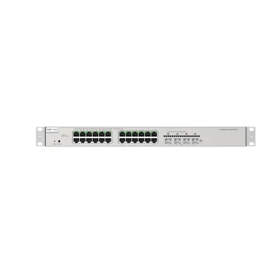 Ruijie Reyee RG-NBS5100-24GT4SFP-P L3 Yönetilebilir PoE Switch - 24 Port Gigabit, 4x1G SFP, 370W PoE, Bulut Yönetimli