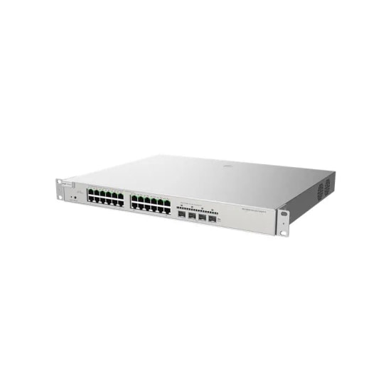 Ruijie Reyee RG-NBS5100-24GT4SFP-P L3 Yönetilebilir PoE Switch - 24 Port Gigabit, 4x1G SFP, 370W PoE, Bulut Yönetimli