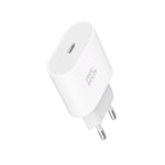 Nettech NT-HCH13 Beyaz 20W PD Hızlı Şarj Aleti (NT-HCH13) - Type-C Girişli, 3.0A, Akım Koruma Özellikli Akıllı Şarj