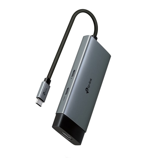 TP-Link UH5020C Type-C 5 Portlu Hub - 5Gbps Transfer Hızı, 2xUSB-A, 1xUSB-C, 4K 60Hz HDMI, 100W Şarj, Kompakt Tasarım