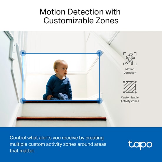 TP-Link Tapo C220 2K 4MP Pan/Tilt WiFi AI Destekli Güvenlik Kamerası - QHD, 1440p, Hareket Algılama, Gece Görüşlü, Sesli