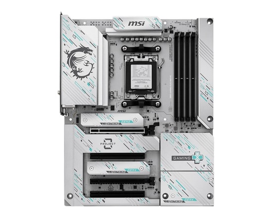 MSI B850 Gaming Plus WIFI PZ AM5 ATX Anakart - DDR5 8200MHz(OC), 3xM.2, USB-C 10Gbps, 5G LAN, Wi-Fi 7, BT 5.4, 1xDP 1.2