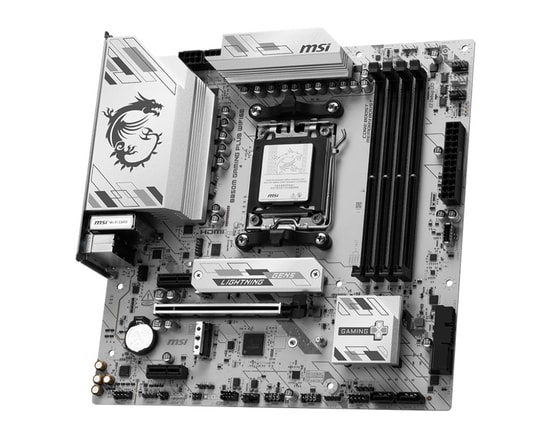 MSI B850M Gaming Plus WIFI6E Anakart - AM5, DDR5 8200MHz(OC), HDMI, DP, Çift M.2, USB 10Gbps, 2.5G LAN, Wi-Fi 6E, mATX