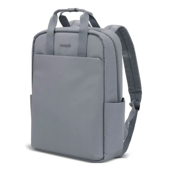 Mack MCE-1522 Nova Eco 15.6" Gri Laptop Sırt Çantası - Çevre Dostu, YKK Fermuarlı, Ergonomik, Su Geçirmez Kumaş