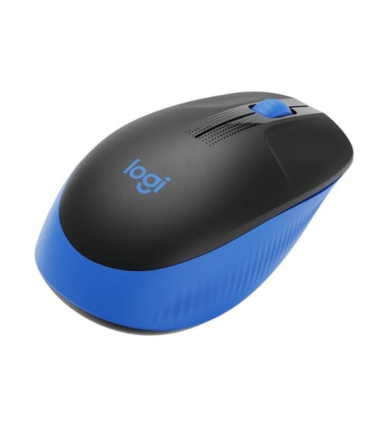 Logitech M191 Mavi Kablosuz Optik Mouse (910-005909) - 1000 DPI, 3 Tuşlu, 2.4 GHz USB Alıcı, 10m Menzil, Geniş Uyumluluk