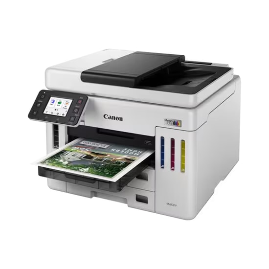 Canon Maxify GX7140 Renkli Tanklı Yazıcı - A4, 24ppm, Otomatik Çift Taraflı, WiFi, Faks, Tarayıcı, USB, 1200x1200dpi