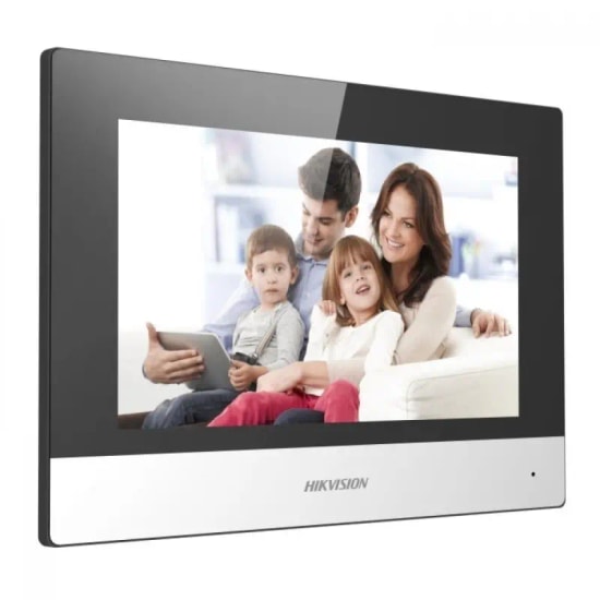 Hikvision DS-KH6320-WTE1 7" 1024x600 Dokunmatik Video Interkom İç Mekan İstasyonu - Görüntülü Diafon, WiFi, PoE, TF Kart