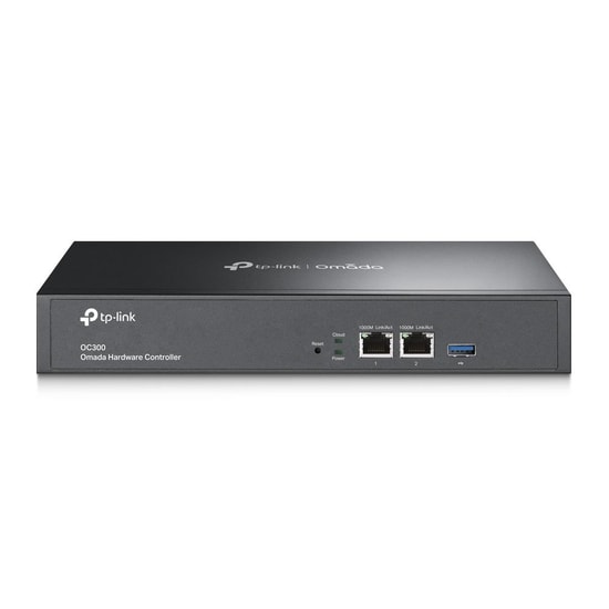 TP-Link Omada OC300 Donanım Kontrolcü - L3 Merkezi Yönetim, 2xG Port, USB 3.0, 500 Cihaz Kapasitesi, Metal Kasa