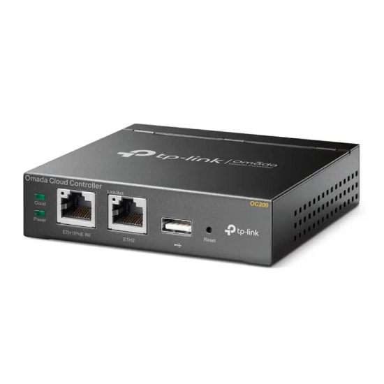 TP-Link Omada OC200 Donanım Kontrolcü - L3 Merkezi Yönetim, 2x10/100 Port, USB2.0, Bulut Erişim, Metal Kasa, PoE Desteği