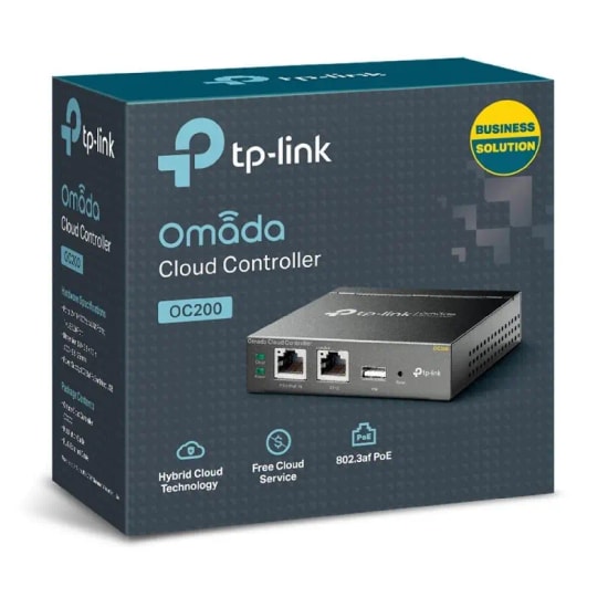 TP-Link Omada OC200 Donanım Kontrolcü - L3 Merkezi Yönetim, 2x10/100 Port, USB2.0, Bulut Erişim, Metal Kasa, PoE Desteği
