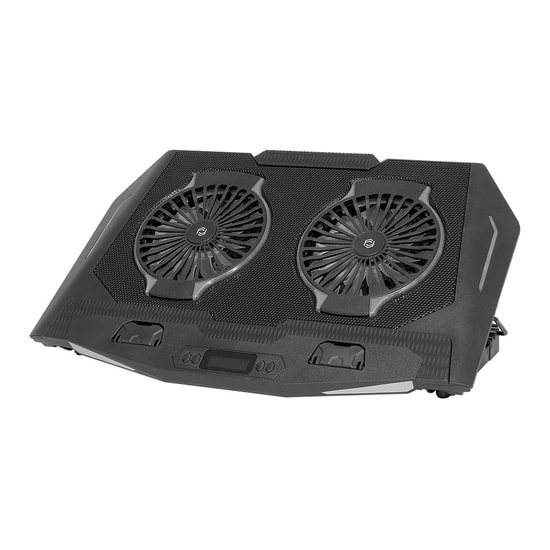 Frisby FNC-5250ST GS2 RGB Notebook Soğutucu - 2x140mm Fan, 10-17" Uyumlu, 5 Kademeli, Telefon Tutuculu, 2xUSB, LCD Panel