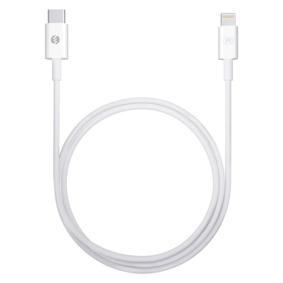S-Link SL-C120 1 Metre Type-C to Lightning Hızlı Şarj Kablosu - 20W Power Delivery (PD), Beyaz, 5V/3A, 9V/2.2A