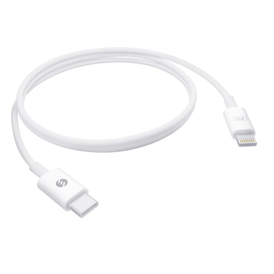 S-Link SL-C120 1 Metre Type-C to Lightning Hızlı Şarj Kablosu - 20W Power Delivery (PD), Beyaz, 5V/3A, 9V/2.2A