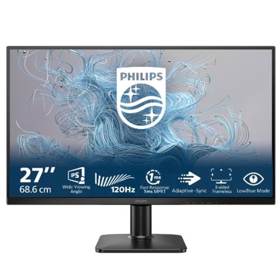 Philips 27E2N1110/01 27" 120Hz 1ms Full HD IPS Monitör - HDMI 1.4, VGA, 250nit, FreeSync, Düşük Mavi Işık, Flicker-Free