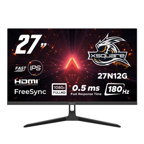 Dexim 27N12G 27" Full HD 180Hz 0.5ms Fast IPS Oyuncu Monitörü (DMT009) - 1920x1080, FreeSync, HDMI 2.1, DP 1.4, Vesa