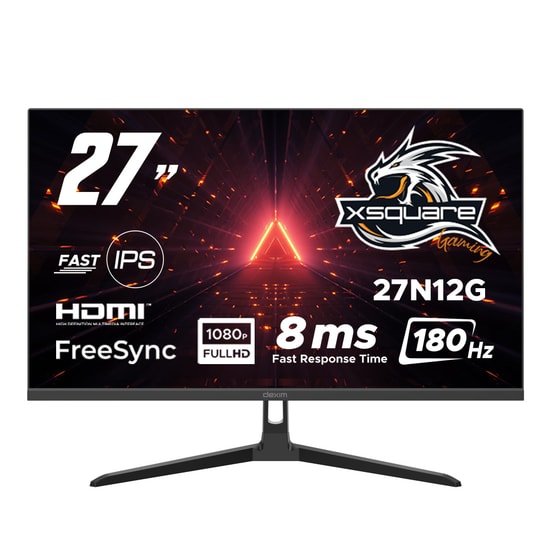Dexim 27N12G 27" Full HD 180Hz 0.5ms Fast IPS Oyuncu Monitörü (DMT009) - 1920x1080, FreeSync, HDMI 2.1, DP 1.4, Vesa