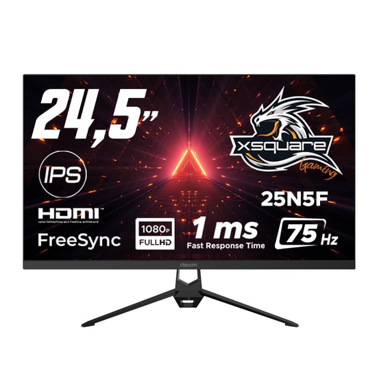 Dexim 25N5F 24.5" Full HD 75Hz 1ms IPS Ofis Monitörü (DMT008) - 1920x1080, 280nit, HDR, VGA, HDMI 2.0, Adaptive-Sync