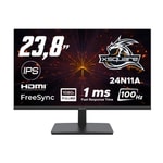 Dexim 24N11A 23.8" Full HD IPS 100Hz 1ms Monitör (DMT006) - 1920x1080, HDR, FreeSync, Adaptive Sync, HDMI 2.0, DP 1.2