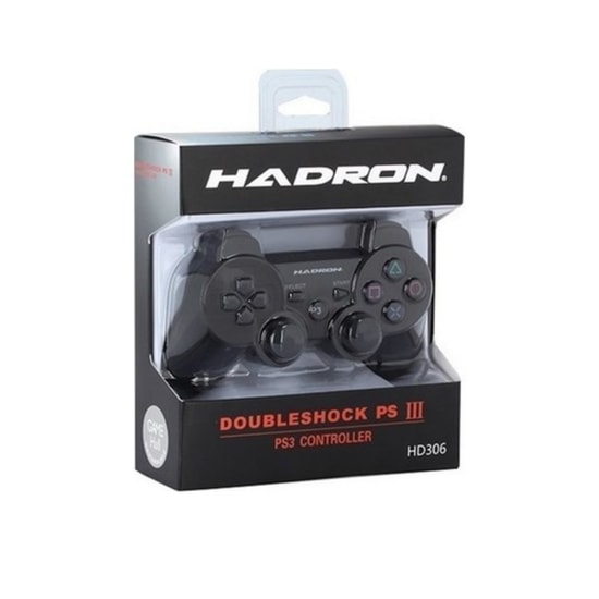 Hadron HD306-B Siyah PS3/PS4 Kablosuz Oyun Konsolu Kolu (NT-114621) - Çift Titreşimli Gamepad, Ergonomik Tasarım