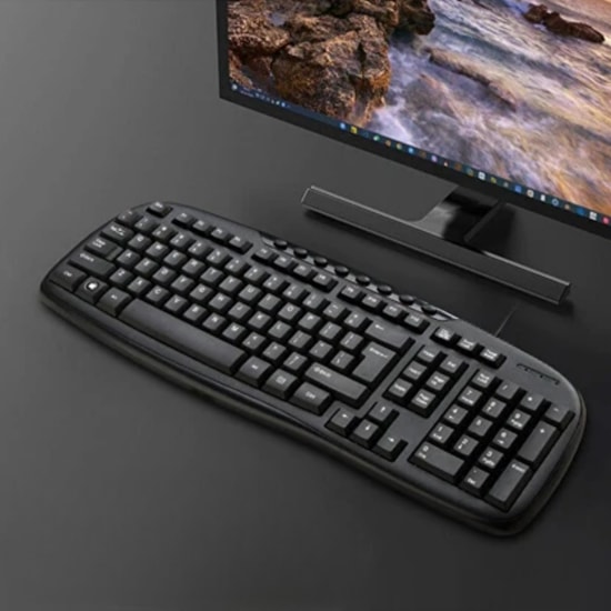 Hadron HDX2609 Siyah Türkçe Q Kablolu Multimedya Klavye (NT-114618) - Standart Tuşlu, Ergonomik Tasarım
