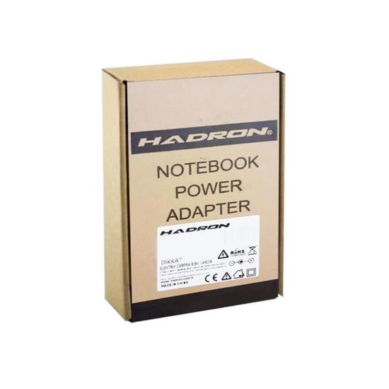 Hadron HD8804 Asus 90 Watt Notebook Şarj Aleti (NT-109606) - Plastik Kasa, AC Fiş Tip F, 19V, 3.42A, 4.0-1.35" İğne