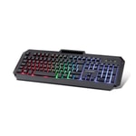 Hadron HDX2605 Siyah RGB Kablolu Oyuncu Klavyesi (NT-114609) - Türkçe Q, LED Aydınlatmalı, 1.4m USB Kablo, Tak Çalıştır
