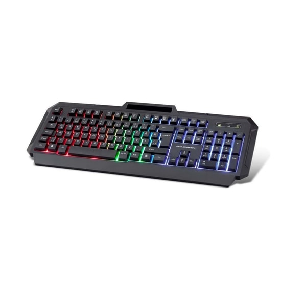 Hadron HDX2605 Siyah RGB Kablolu Oyuncu Klavyesi (NT-114609) - Türkçe Q, LED Aydınlatmalı, 1.4m USB Kablo, Tak Çalıştır
