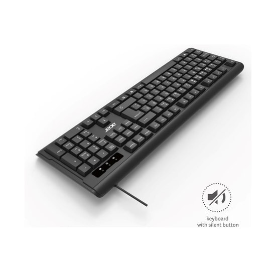 Acer OKB0A0 Kablolu Siyah Türkçe Q Klavye (NT-114619) - Standart Tuşlu, Ergonomik Tasarım, Sessiz, Multimedya